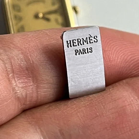 HERMÈS RALLYE 18K Yellow Gold-Plated ladies watch - Picture 12 of 17